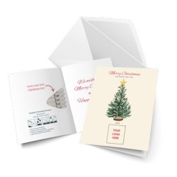 Christmas Seedsticks Greeting Card