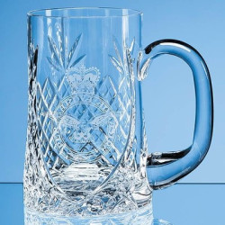 Lead Crystal Sloped Panel Tankard