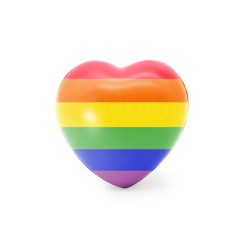 Anti Stress Rainbow Heart