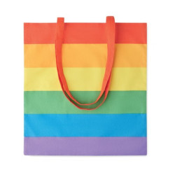 Rainbow Cotton Shopper