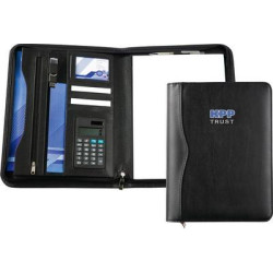Houghton A4 Deluxe Zipped Folder with Calculator
