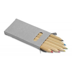 Six colour pencil set