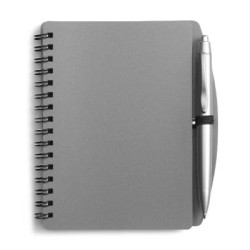 A6 Wire bound notebook and ballpen