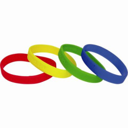 Adult Silicone Wristband (UK Stock: Available In Red, Blue, Green Or Yellow)