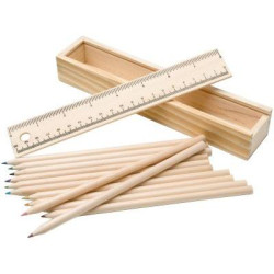 Pines 12-piece woooden pencil set