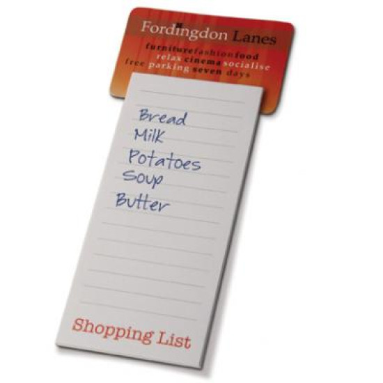 Magnet with Shopping List Pad
