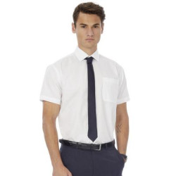 B&C Men's Smart Short Sleeve Poplin Shirt