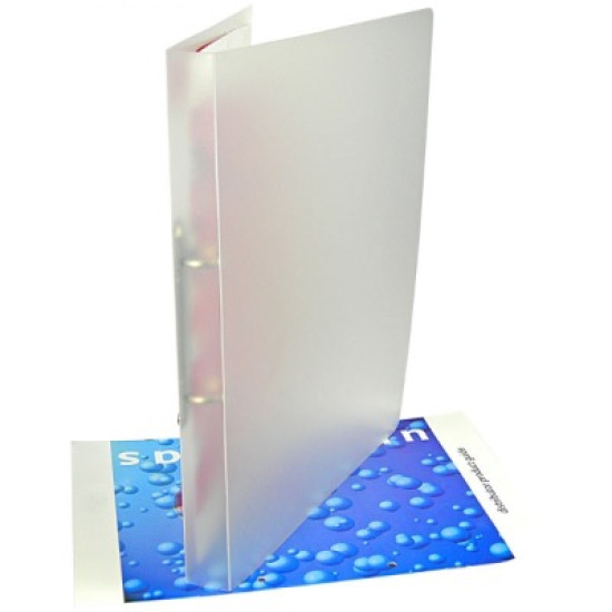 Polypropylene Ring Binder - Frosted Clear