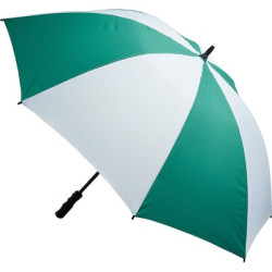 Fibreglass Storm Umbrella - Green and White