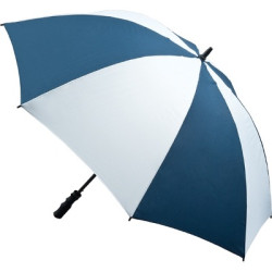 Fibreglass Storm Umbrella - Navy and White