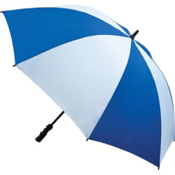 Fibreglass Storm Umbrella - Royal Blue and White