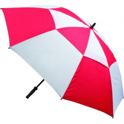 Vented Golf Umbrella - Red and White