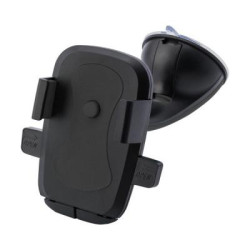Plastic adjustable mobile phone holder for in a car
