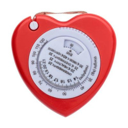 Plastic, 1.5m, heart shaped, BMI tape measure