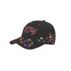 Jelly Bean Emboidered 6 Panel