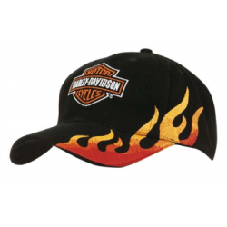 Flame Embroidered Cap