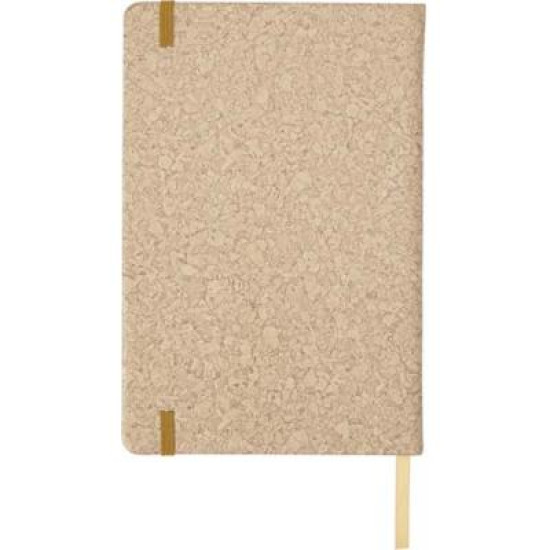 PU covered notebook with cork print (A5)