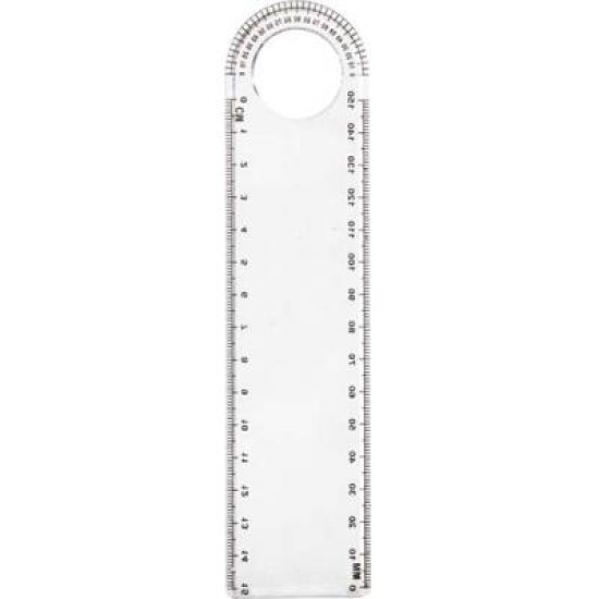 Plastic transparent ruler (15cm)