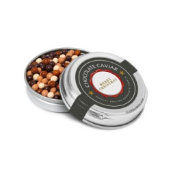 Silver Caviar Tin Special Edition Chocolate Pearls