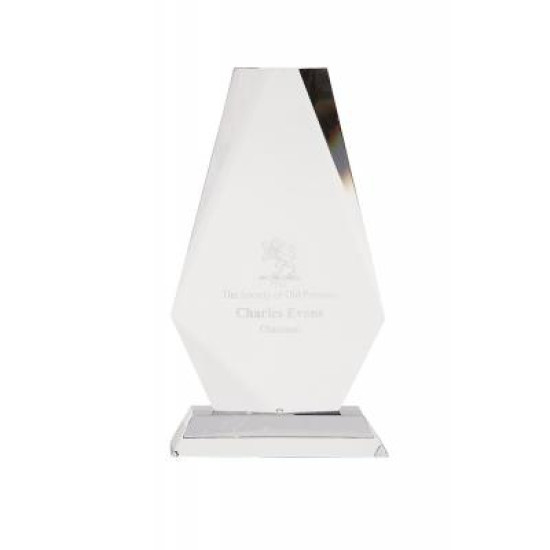 17.5cm Optical Crystal Cropped Iceberg Award