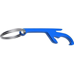Aluminium key chain with bottle opener and can opener