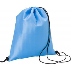 Polyester (210D) cooler bag with double drawstring closing, lined with foil.
