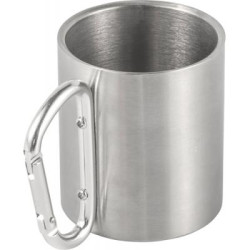 Stainless steel, double walled travel mug (200 ml)
