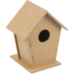MDF birdhouse kit