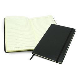 Black Vellum A5 Casebound Notebook