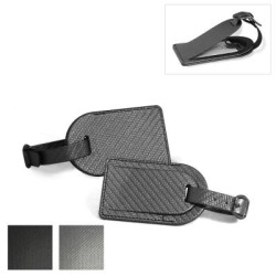 Carbon Fibre Effect Small Luggage Tag