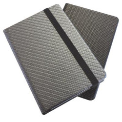 Carbon Fibre Textured A5 Casebound Notebook