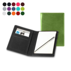 Pocket Jotter with Credit Card Pockets and Pen