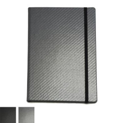 Carbon Fibre Textured A5 Casebound Notebook