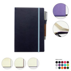 A5 Casebound Notebook with Edge Stitch Emboss