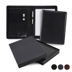 Sandringham Nappa Leather Zipped A4 Conference Pad Holder