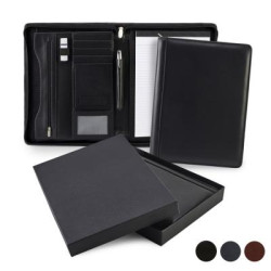 Sandringham Nappa Leather Deluxe Zipped A4 Conference Pad Holder