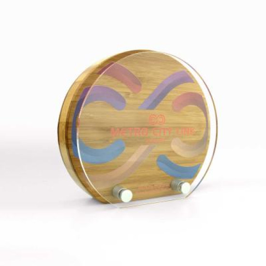 Bamboo Sunrise Award with Acrylic Face Plate