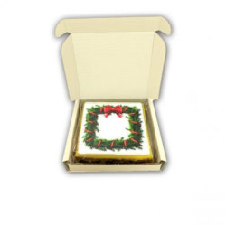 Postal Christmas Cake (10cm Letterbox)