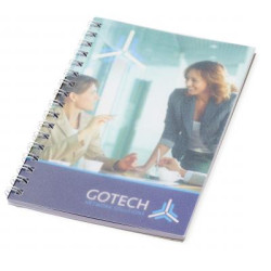 Desk-Mate® wire-o A6 notebook PP cover - 50 pages