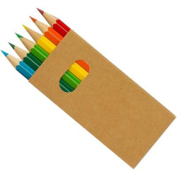 Colourworld Half Length Pencils Box 6