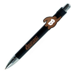 Custom Clip Pen (Black or coloured clip plastic)