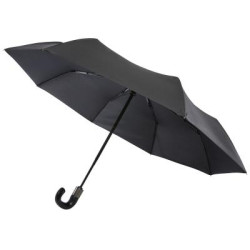 Montebello 21' foldable auto open/close umbrella with crooked handle''