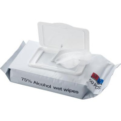 Wet tissues (75% alcohol)