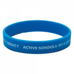 Silicone Wristband (Child: Recessed & Infilled Design)