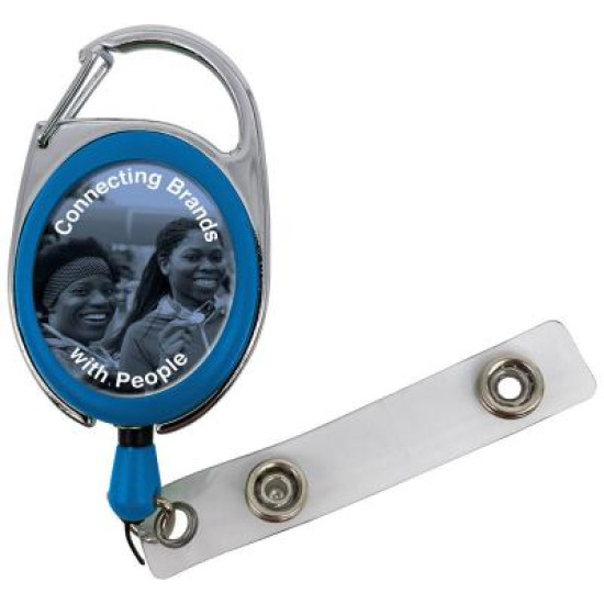 Carabiner Pull Reel with Decal
