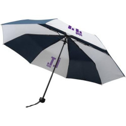 Compact Mini Umbrella (Navy & White)