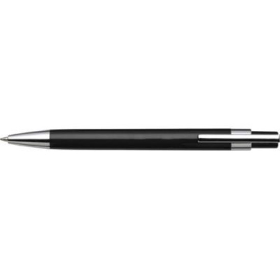 Plastic ballpen with black ink. Plastic ballpen with black ink.
