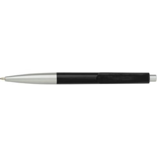 Plastic ballpen with blue ink. Plastic ballpen with blue ink.