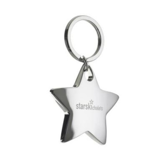 Star Metal Keyring Star Metal Keyring