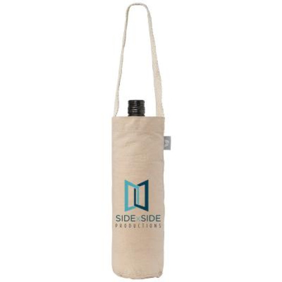 Recycled 180 gsm Cotton Wine Bag Recycled 180 gsm Cotton Wine Bag